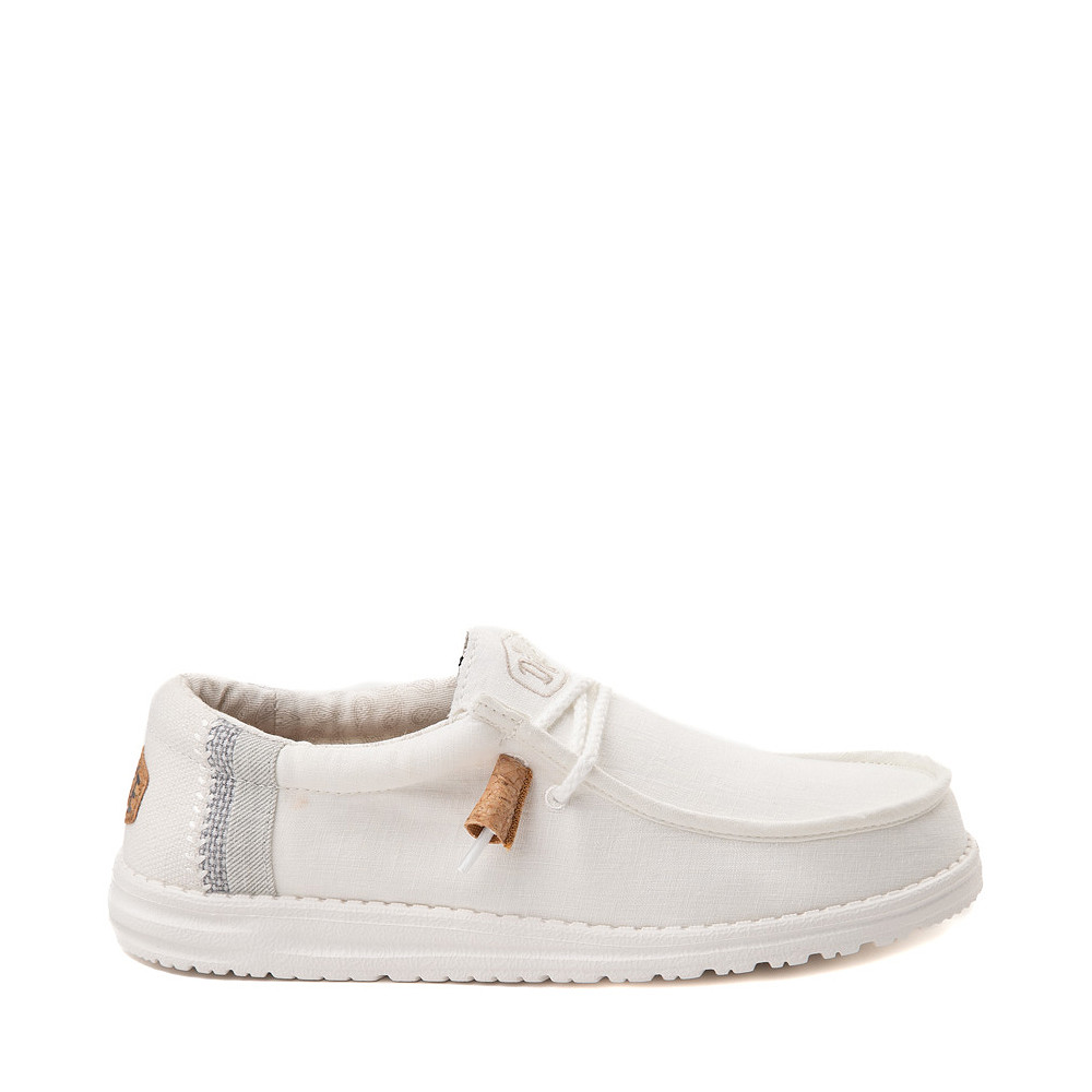 Mens Hey Dude Wally Casual Shoe - Natural White | Journeys