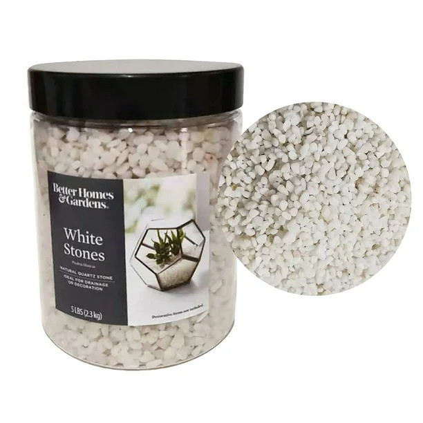 Better Homes & Gardens Terrarium Planter Rock, White, 5 lb. - Walmart.com | Walmart (US)