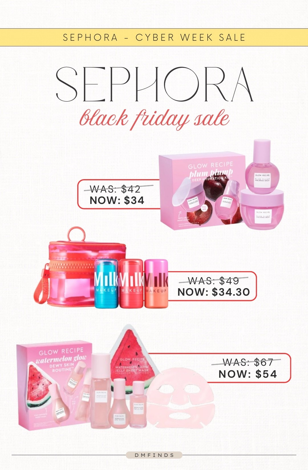 Sephora Black Friday Sale ✨ Cyber week deals !!! #LTKbeauty #LTKSale skincare. makeup. 

