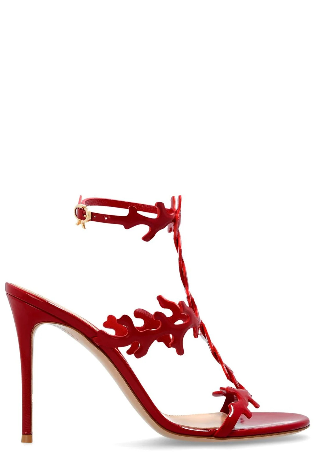 Gianvito Rossi Cut Out Detailed Ocean Heeled Sandals | Cettire Global
