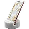 fashciaga Luxurious Marble Cell Phone Stand Holder for Cellphone Tablet On Desk, Countertop, Tabl... | Amazon (US)