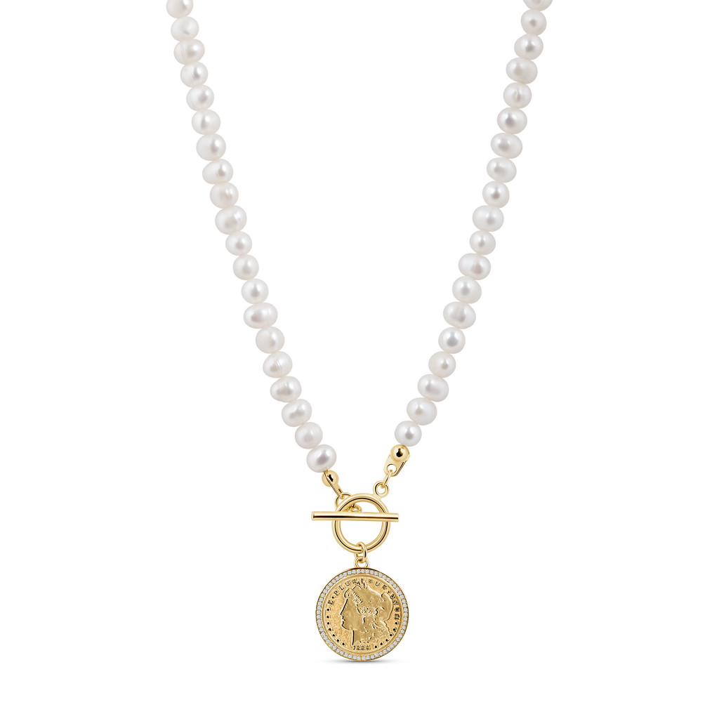 Electric Picks xSarah & Hollie First Class Necklace in Gold at Nordstrom | Nordstrom