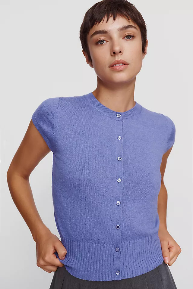 Coco Short-Sleeve Cardigan | Anthropologie (US)