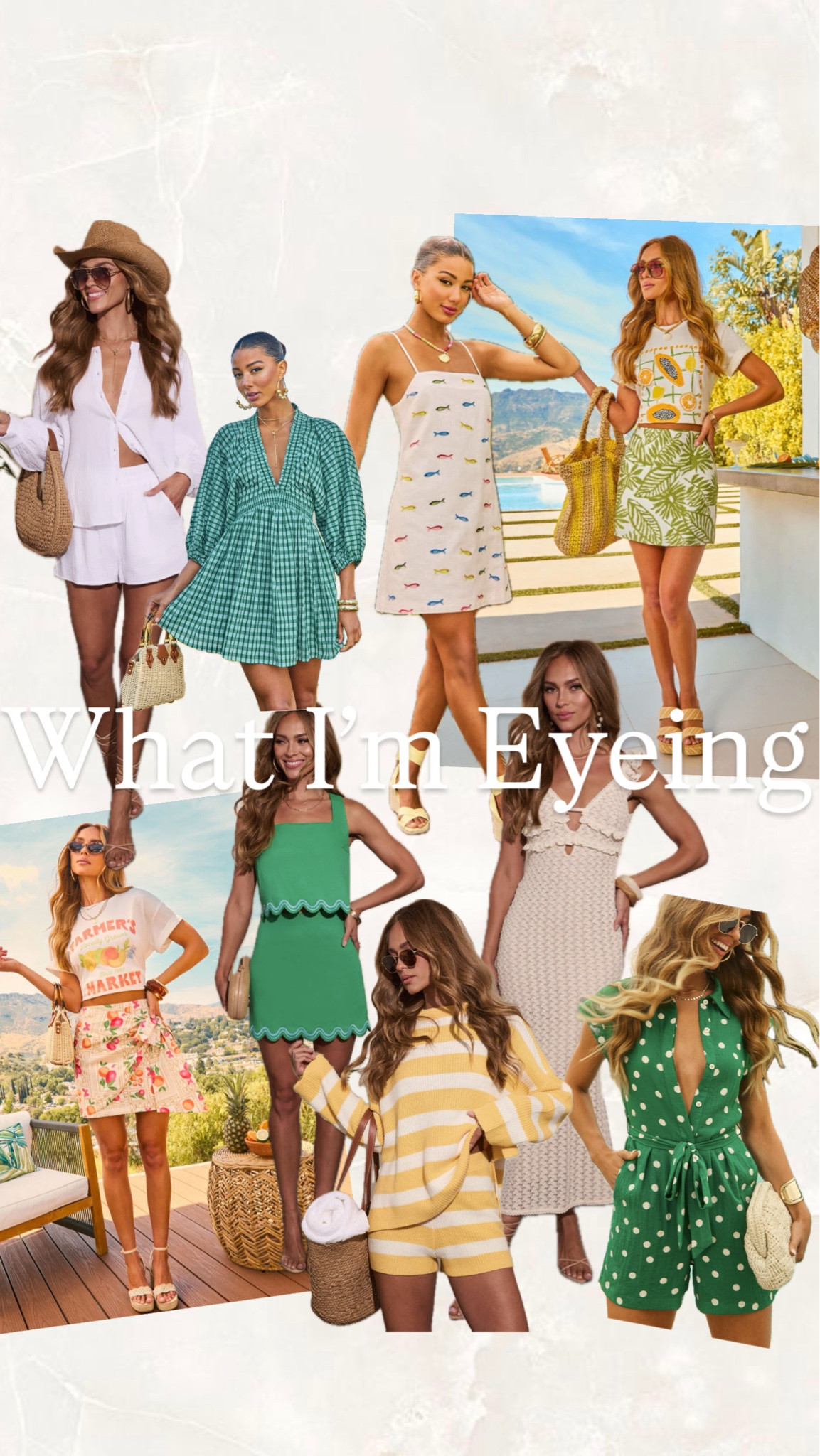 What I am eyeing! These new arrivals at @vici are so fun for summer. Bright colors are perfect. 

#summerstyle #matchingsets #polkadots #minidress  

 #LTKgrwm #LTKootd #LTKOver40
