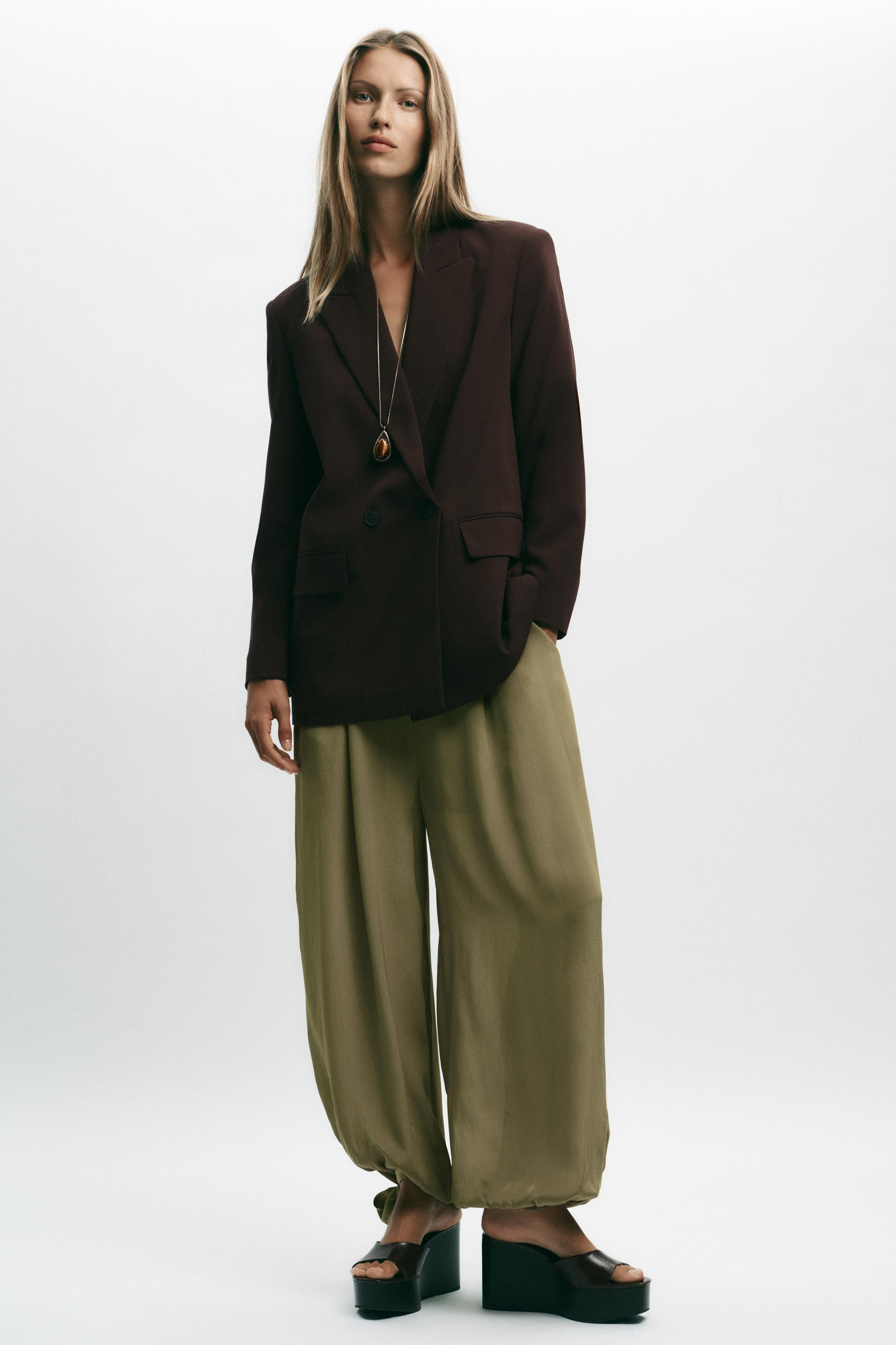 OVERSIZED DOUBLE BREASTED BLAZER | Zara US