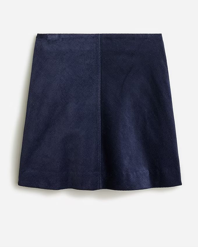 Stretch corduroy mini skirt | J.Crew US