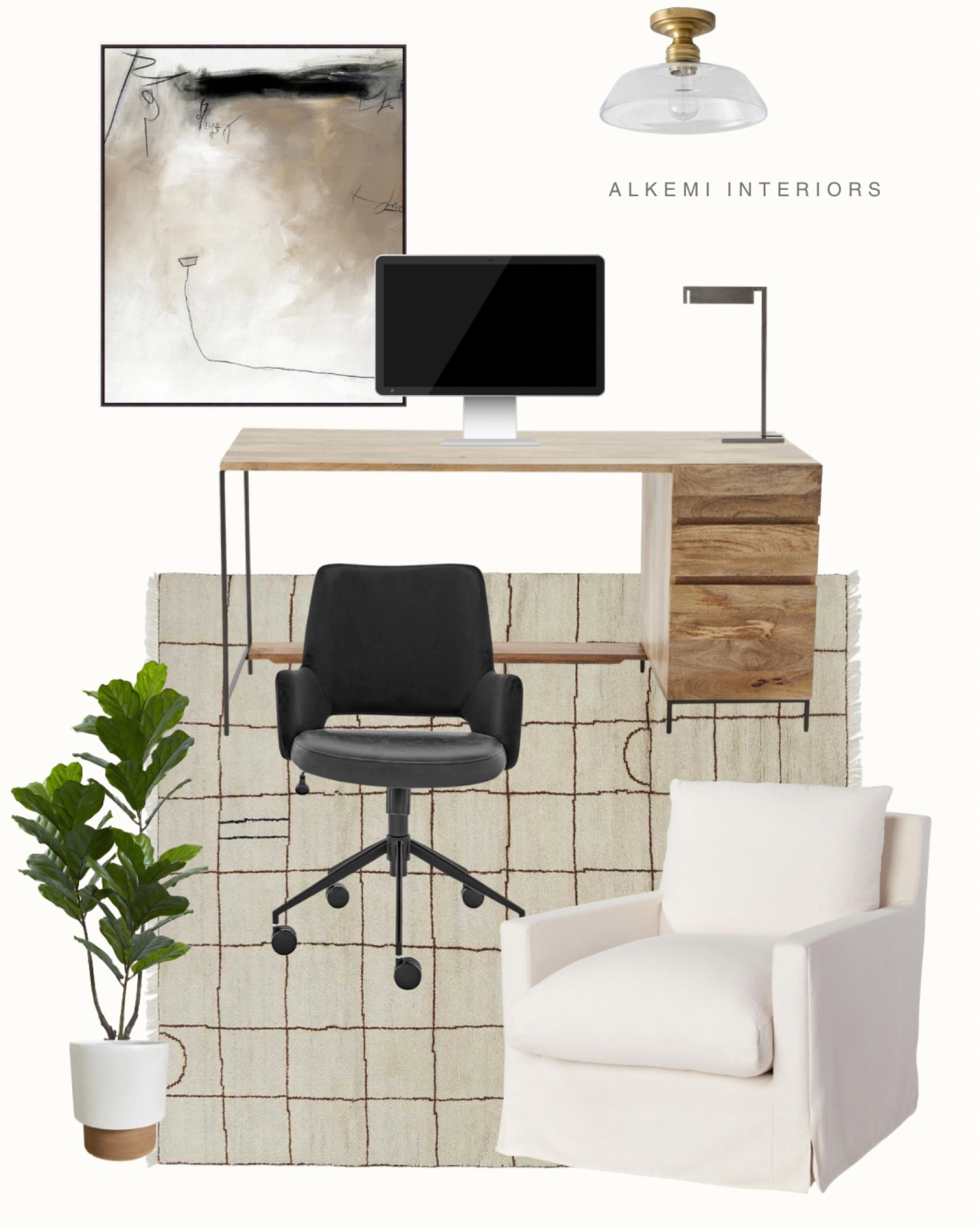 Interior design inspo for home office lil nook. Moody and timeless.

#LTKSale #LTKFind #LTKhome