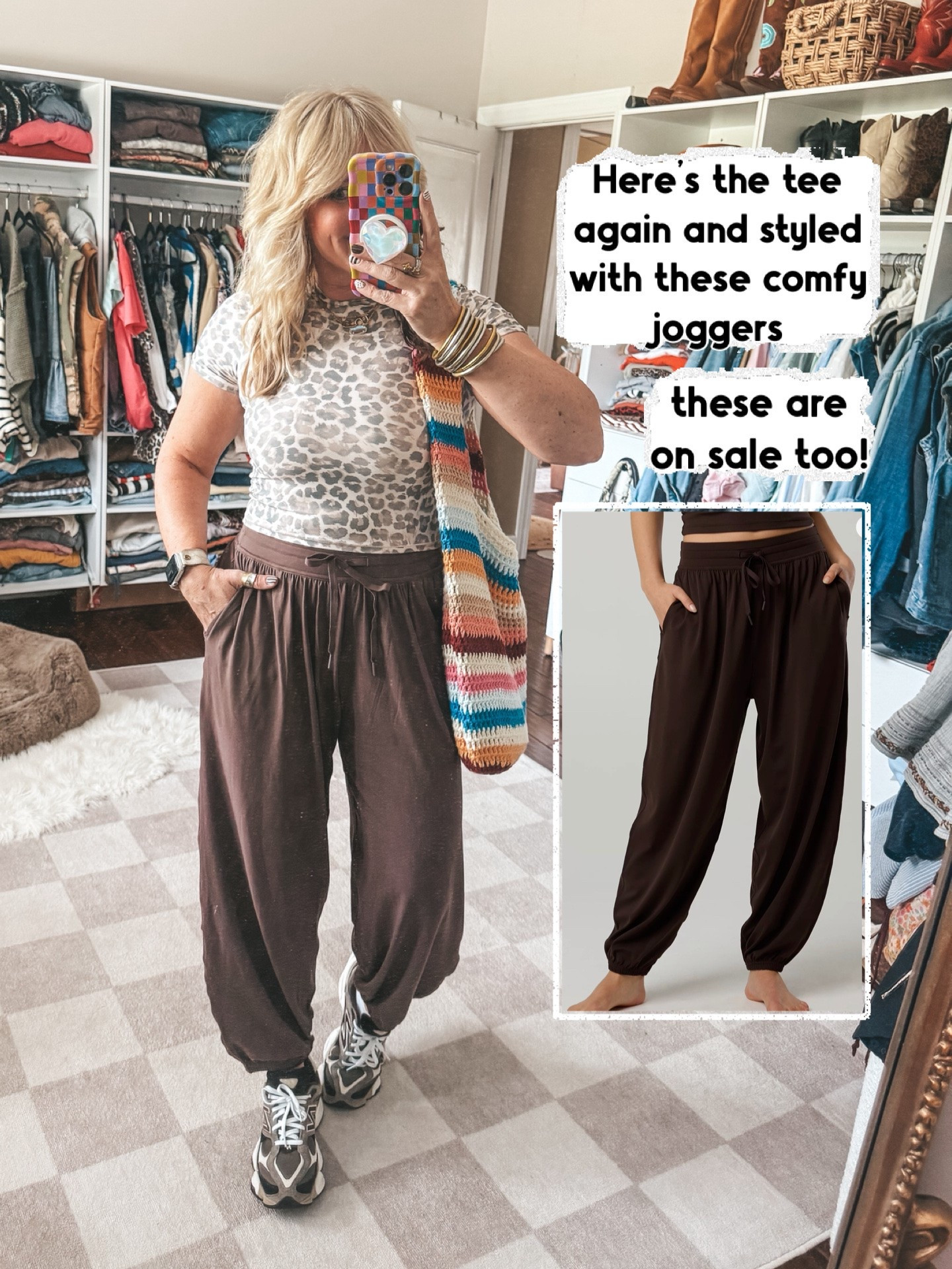This top is so comfy and I love the fit. These joggers are so soft too. I’m wearing a medium in both.

#LTKgrwm #LTKootd #LTKOver40