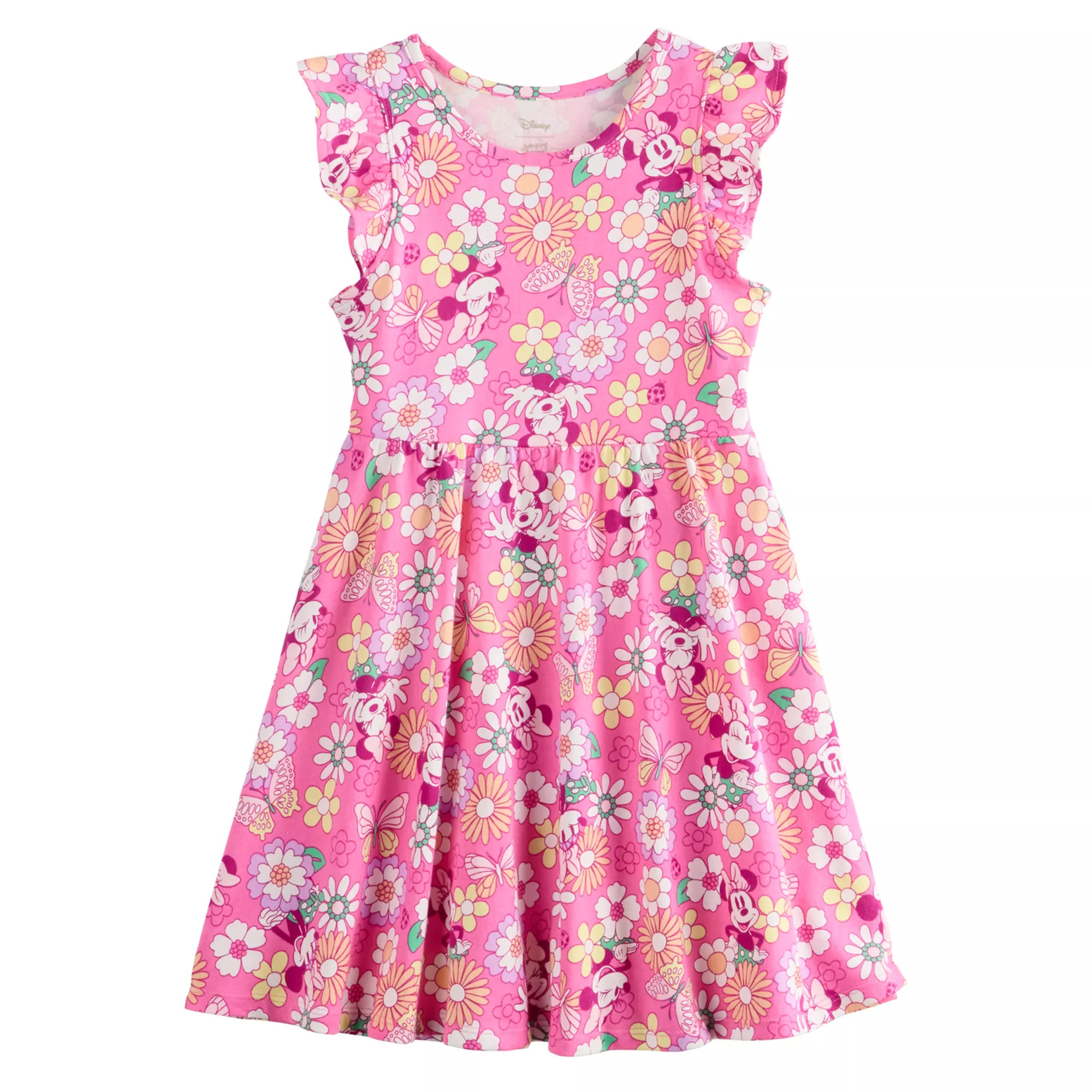 Disney's Minnie Mouse Girls 4-12 Butterfly Flutter Sleeve Dress by Jumping Beans® | Kohl's