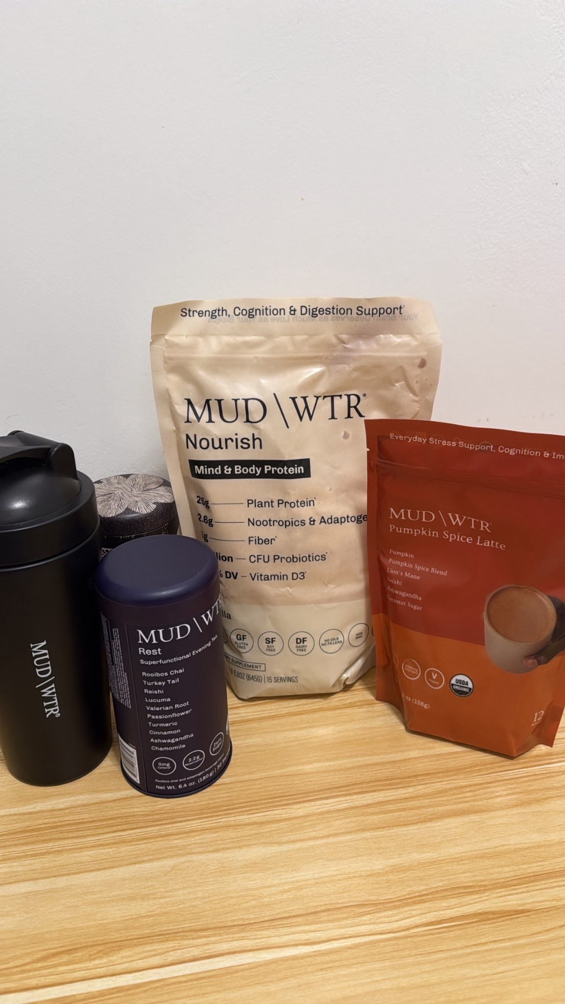 Excited to the new MUD\WTR products!! Benefits- mushrooms to support cognitive function, adaptogens to support mood. Plus products are USDA organic, non-gmo, vegan

#LTKHome #LTKFindsUnder50 #LTKSeasonal