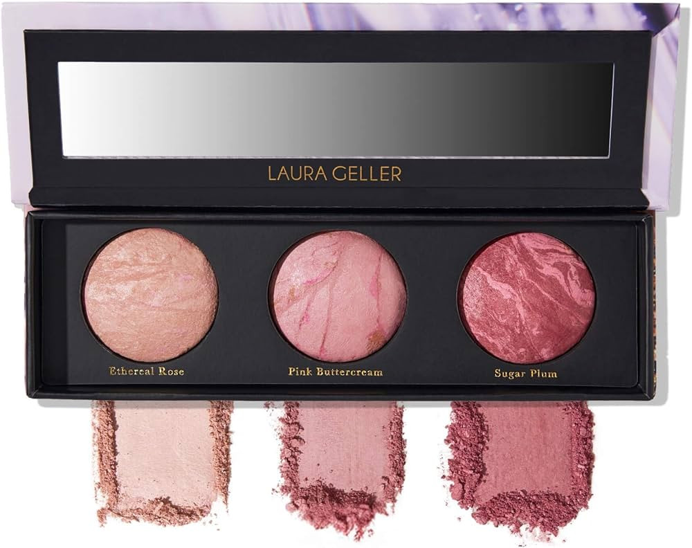 LAURA GELLER NEW YORK Geller's Greatest Better Than Ever 3-Piece Blush-n-Brighten Marbleized Blus... | Amazon (US)