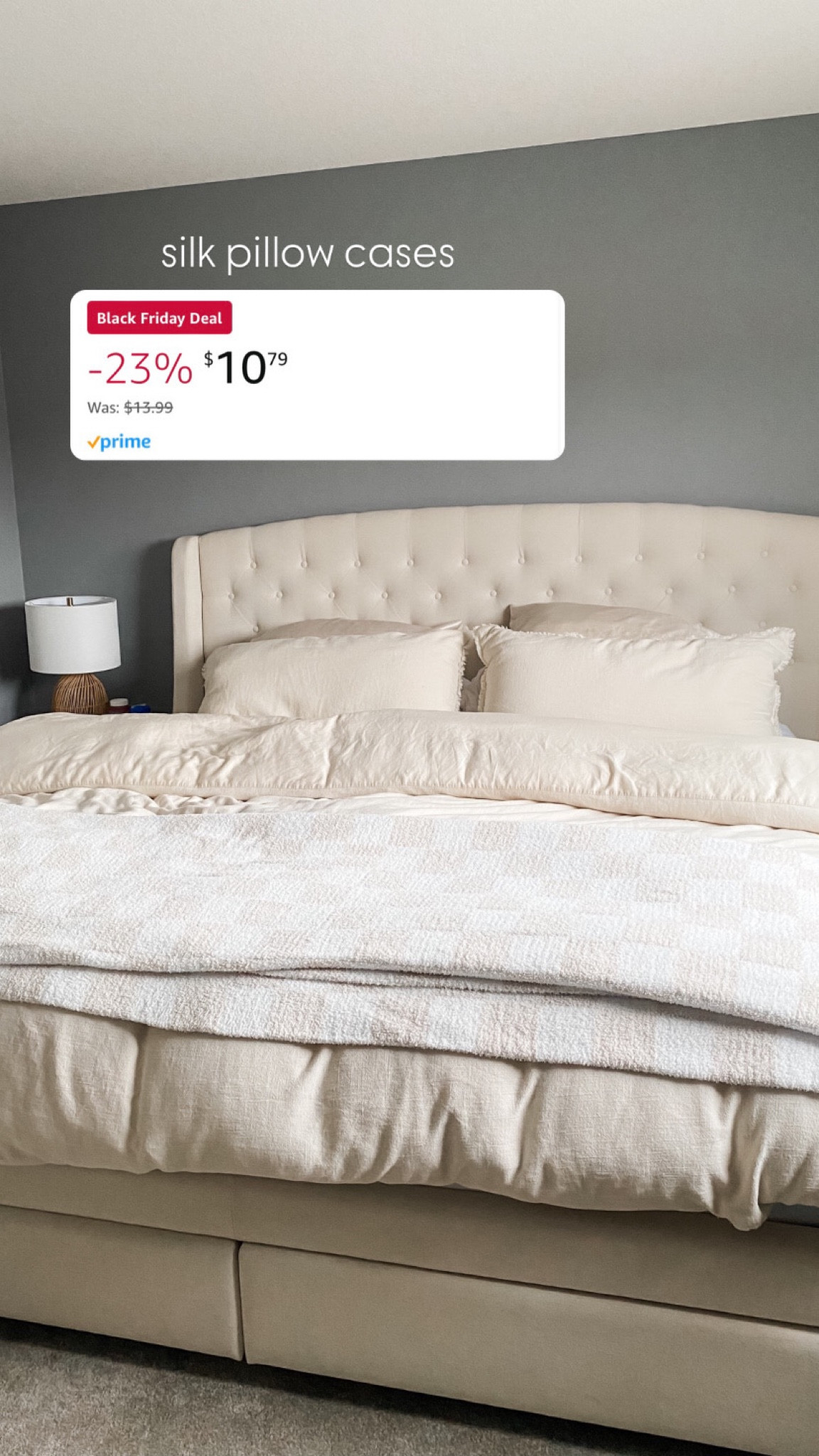 Luxurious bedding on a budget! The best thing in our home IMO 😂🤪 our silk pillow cases are on major sale! 

#bedding #luxurybeddingonabudget #blackfridaydeals #amazondeals #giftguide

#LTKHome #LTKGiftGuide #LTKHoliday