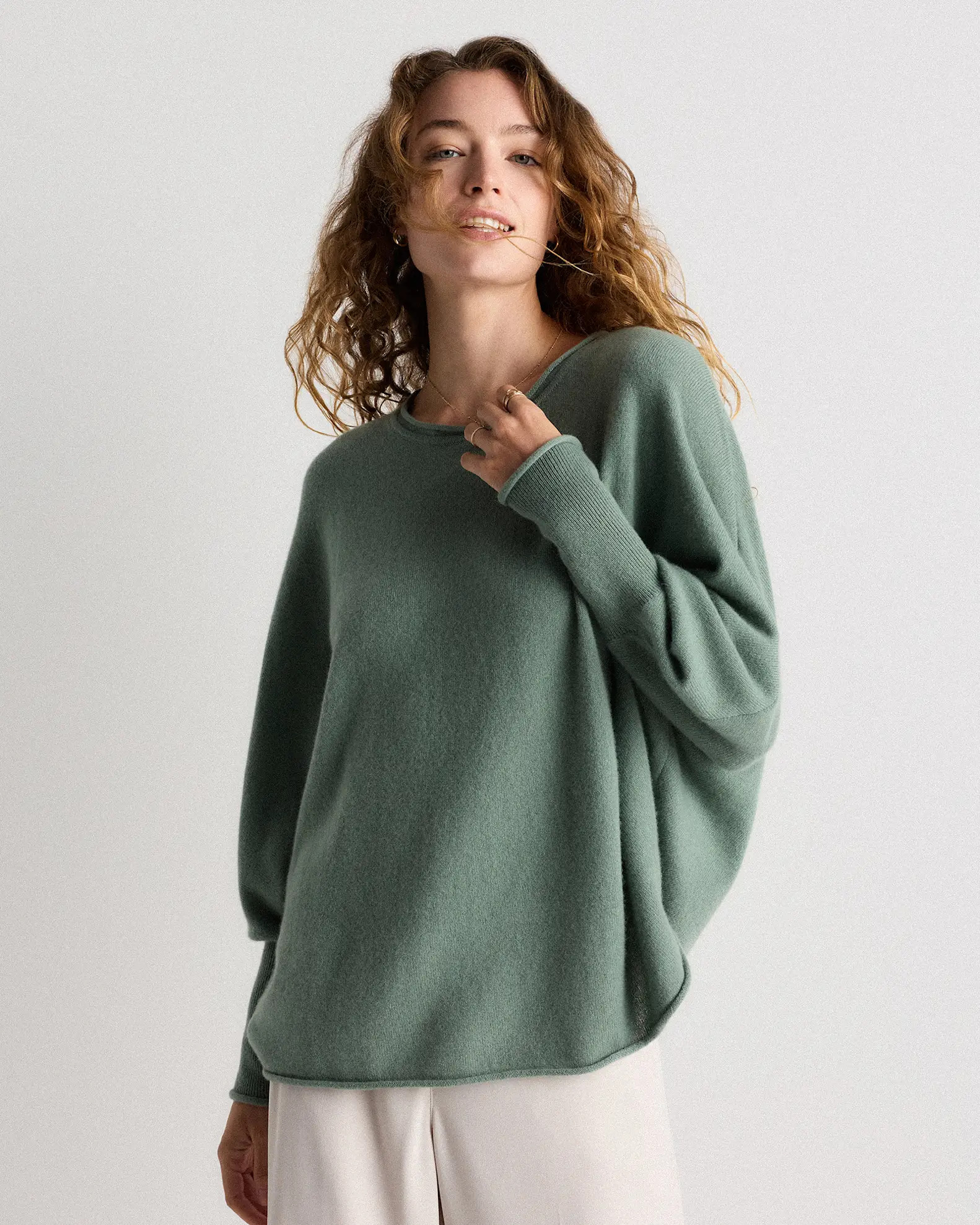 Mongolian Cashmere Batwing Sweater | Quince
