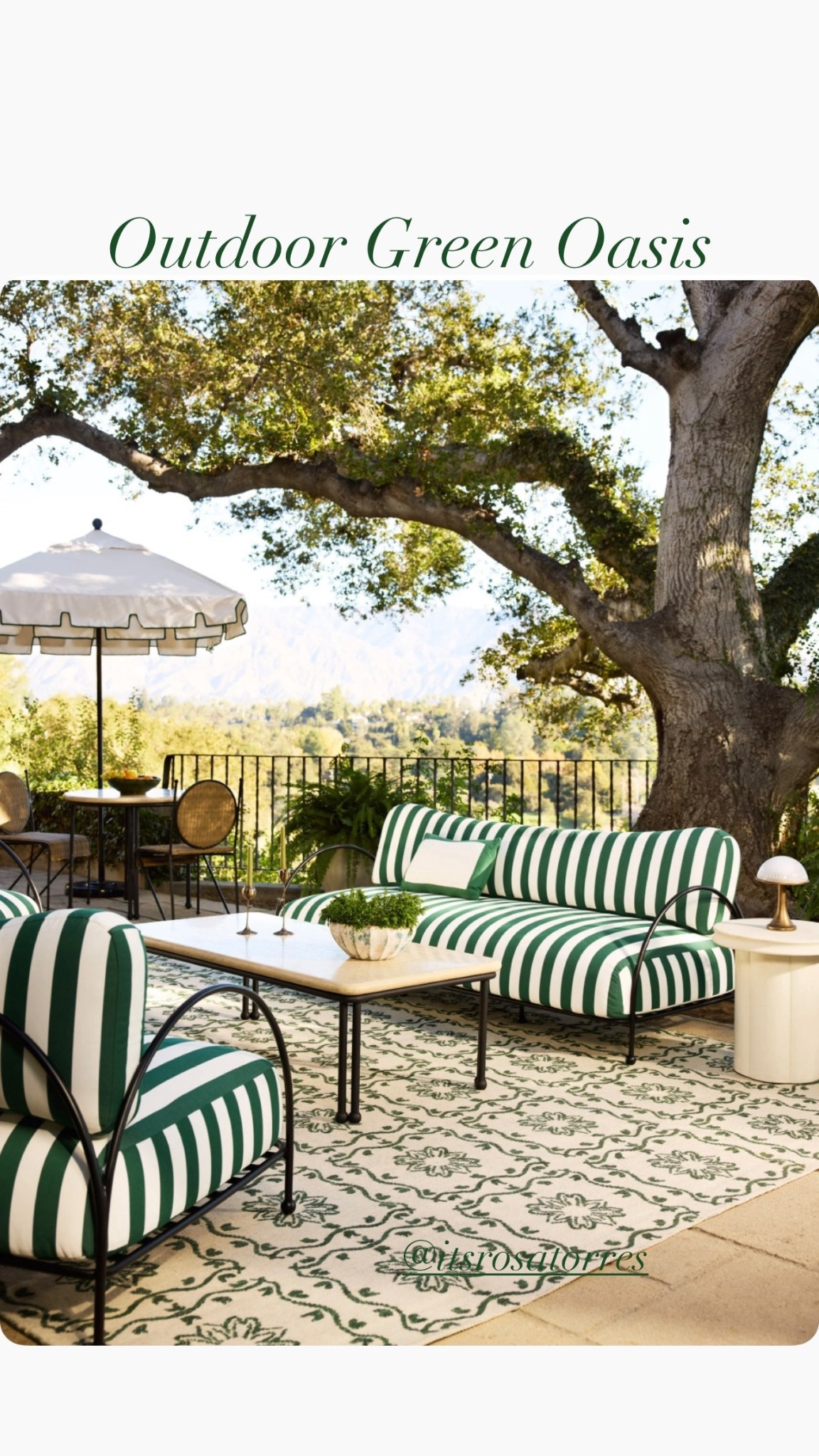 This makes you feel your in the Amazonian forest filled with greenery around beautiful green strips, it balance creating an Oasis at home. Laughter, food, talks or whatever your heart desires. This one is a good one! 🌱💚🌼🌱🌻

#patiooasis #patiofurnuture #greenstripfurniture #greenpatiofurniture #amazionanfurniture 

#LTKHome #LTKSeasonal #LTKSaleAlert