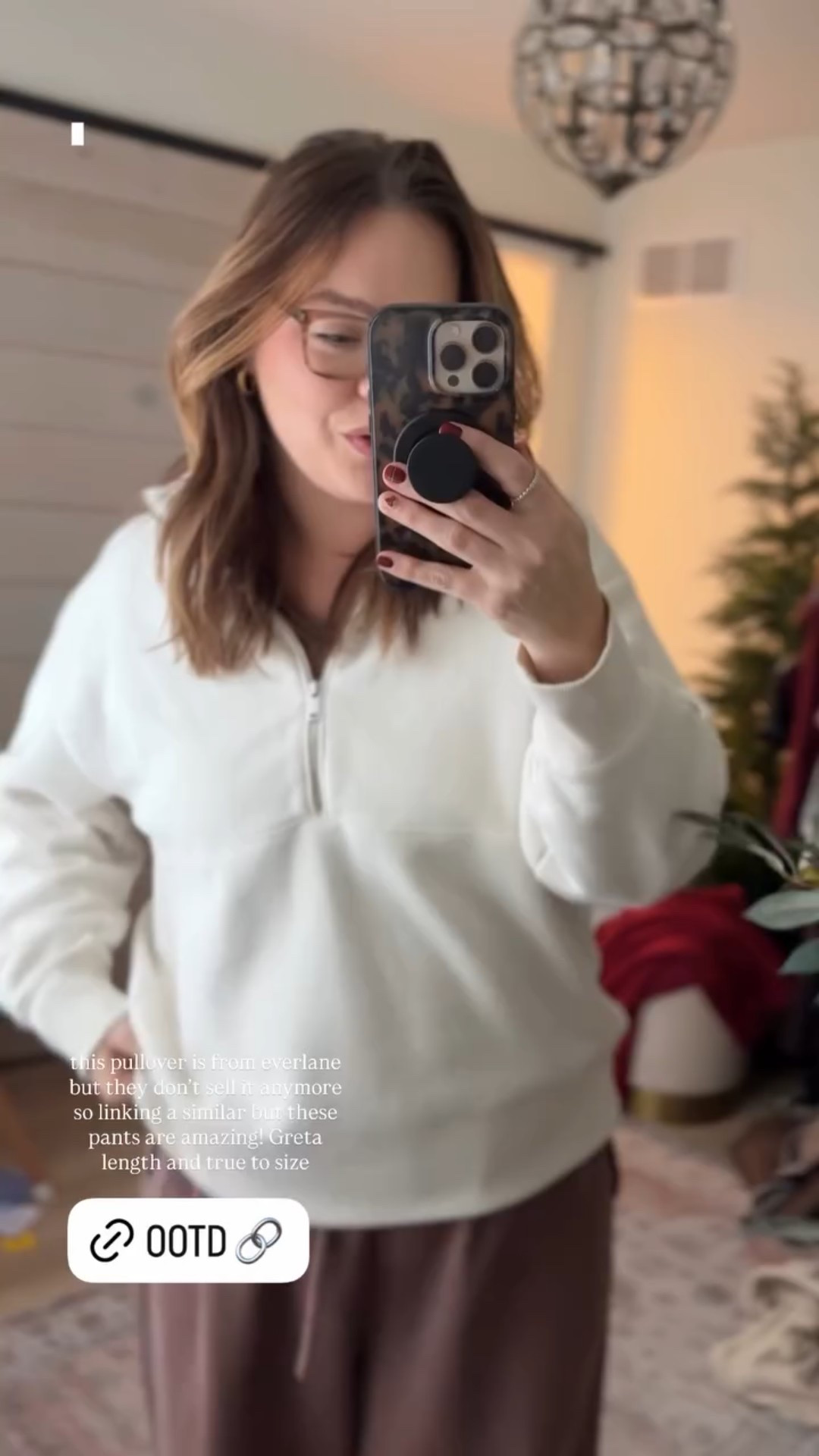 this pullover is from everlane but they don’t sell it anymore so linking a similar but these pants are amazing! Great length and true to size

#LTKmomlife #LTKootd #LTKMidsize