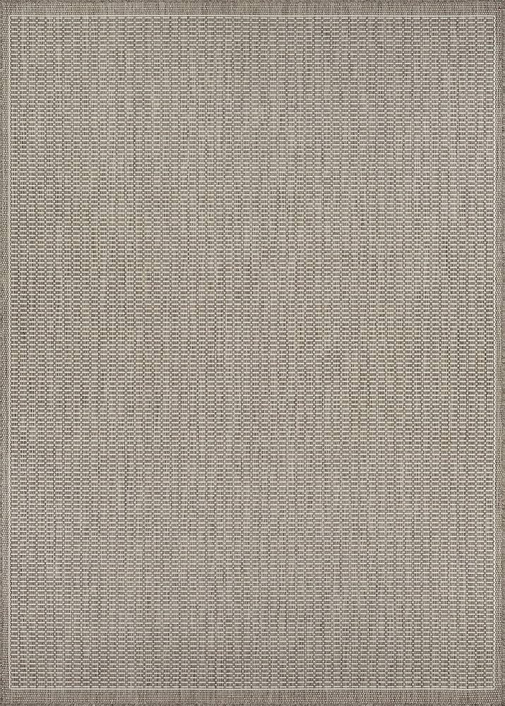 Couristan Recife Saddle Stitch Indoor/Outdoor Area Rug Champagne/Taupe, 7'6" x 10'9" | Amazon (US)