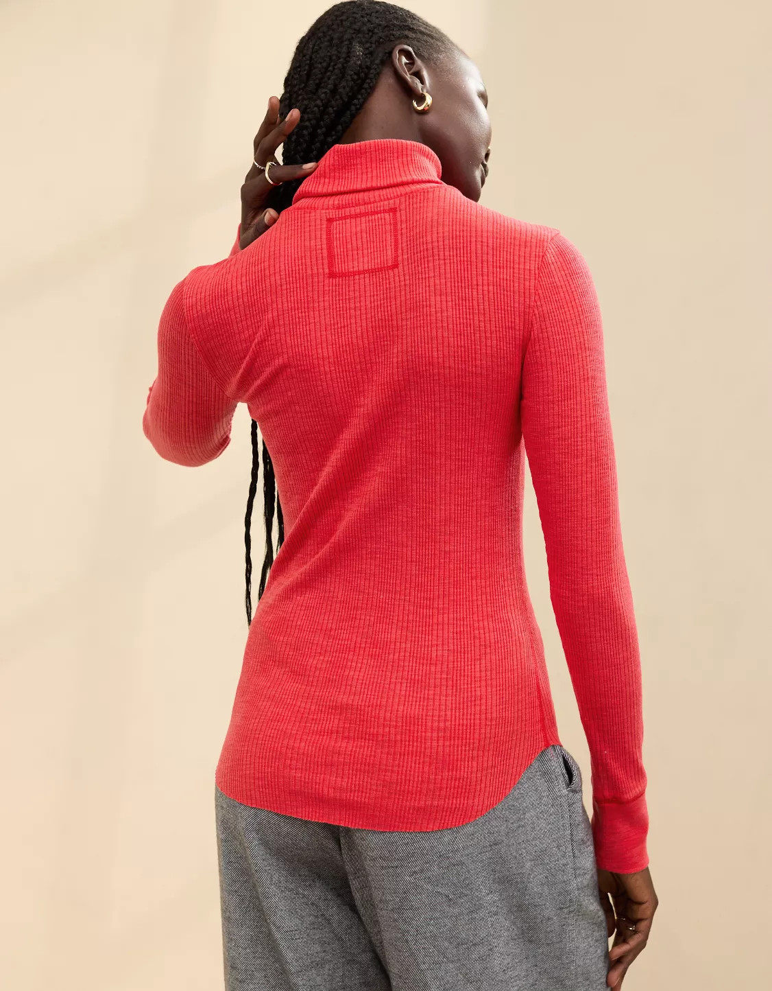 Aerie Essential Turtleneck Layering T-Shirt | American Eagle Outfitters (US & CA)