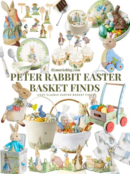Cozy classic Peter rabbit Easter basket finds 🧺🐰 see more on the blog: lizmarieblog.com - link in my profile. 

#LTKSeasonal #LTKFind #LTKbaby