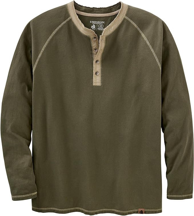 Legendary Whitetails Men's Recluse Henley | Amazon (US)