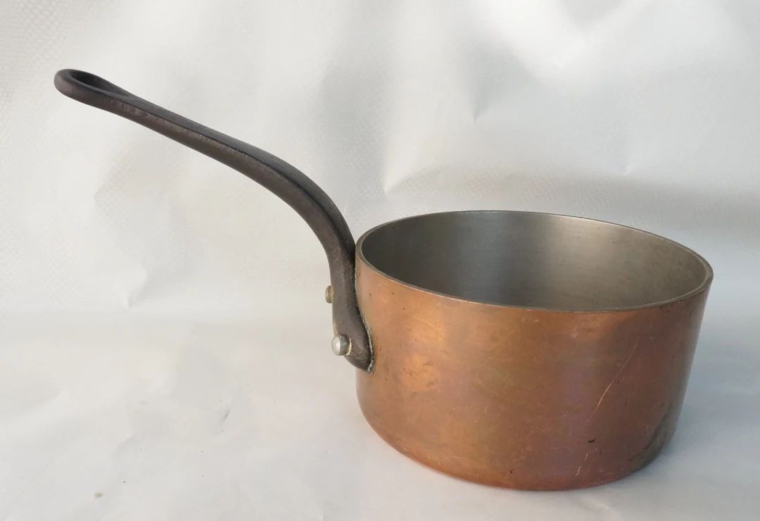 Super High-quality French copper saucepan, 3mm or 0,118" in thickness | Etsy (US)