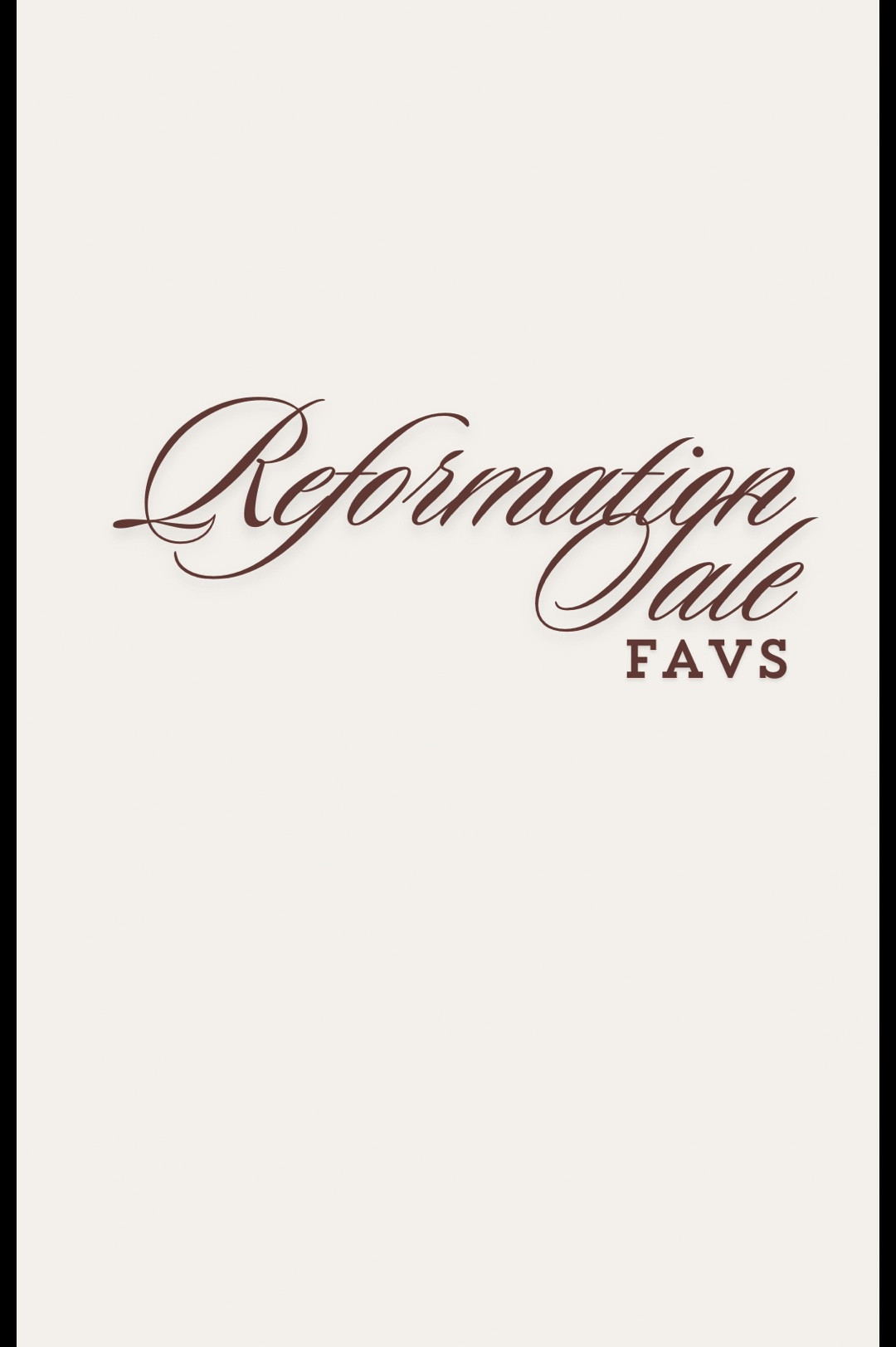 SHOP THE REFORMATION SALE!!! 70% off is a steal for Reformation! Absolutely love this brand! 

Reformation sale | sale | fall outfits | fall outfit inspo | indybelle | wedding guest | home decor | formal dress | wedding guest dress | fall | bedroom | teacher outfits | night out outfit | GNO outfit 

#LTKFallSale #LTKFindsUnder100 #LTKStyleTip