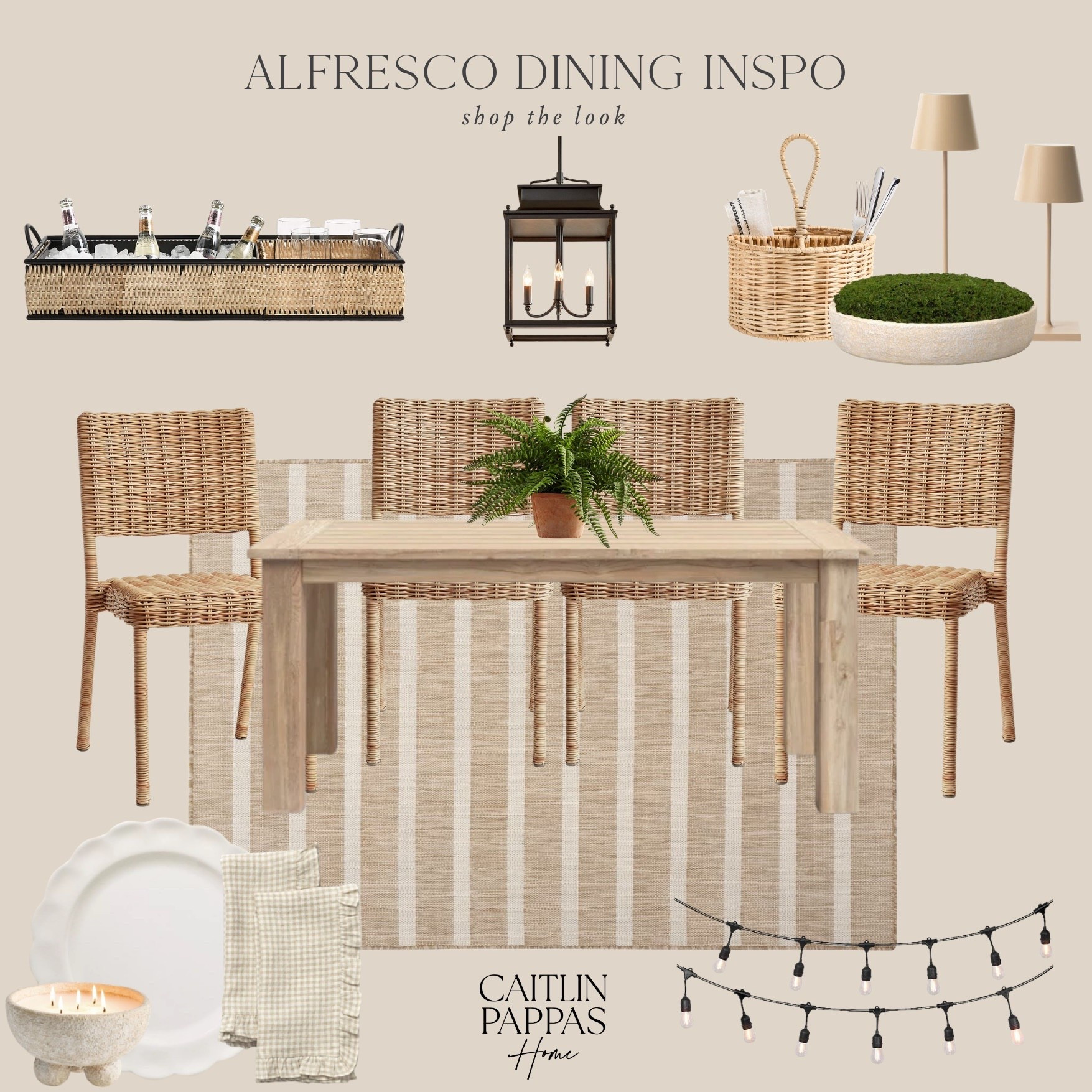 Al fresco dining inspiration! 🤎 Love this patio setup for summertime dining and entertaining. 🙌🏻

#LTKSeasonal #LTKHome