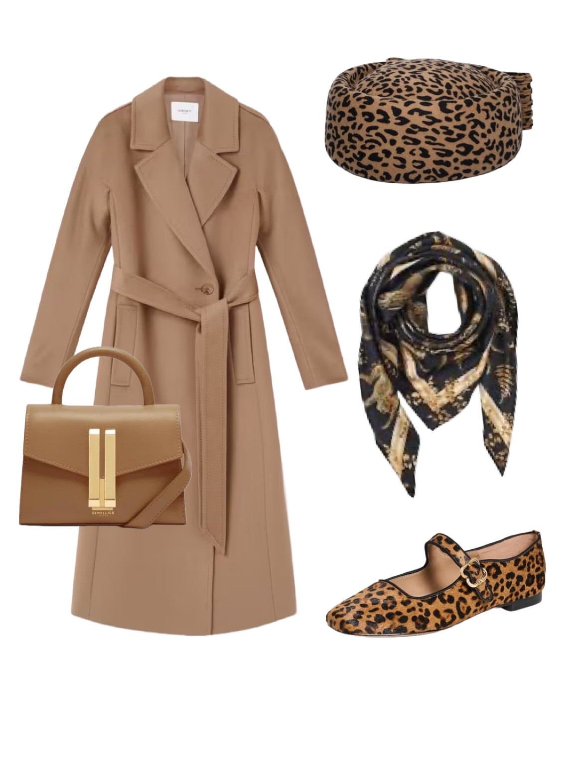 Camel and leopard 🐆 the perfect partners in crime this autumn winter! Team the LK Bennett Frances Camel Belted Coat (use STYLELKB20 for 20% discount or REBECCALIPKINAUTHOR15 for 15% off if it expires before you get to shop) with the Animal Kingdom Silk Scarf by Aspinal of London - this is also on a 20% Black Friday promotion automatically applied. Finish with the DeMellier tan leather Montreal top handle bag, Sam Edelman Michela leopard print Mary Jane flats and a leopard print hat like this style by Whiteley.

#LTKshoes #LTKluxury #LTKuk