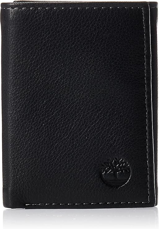Timberland Men's Leather Trifold Wallet with ID Window | Amazon (US)