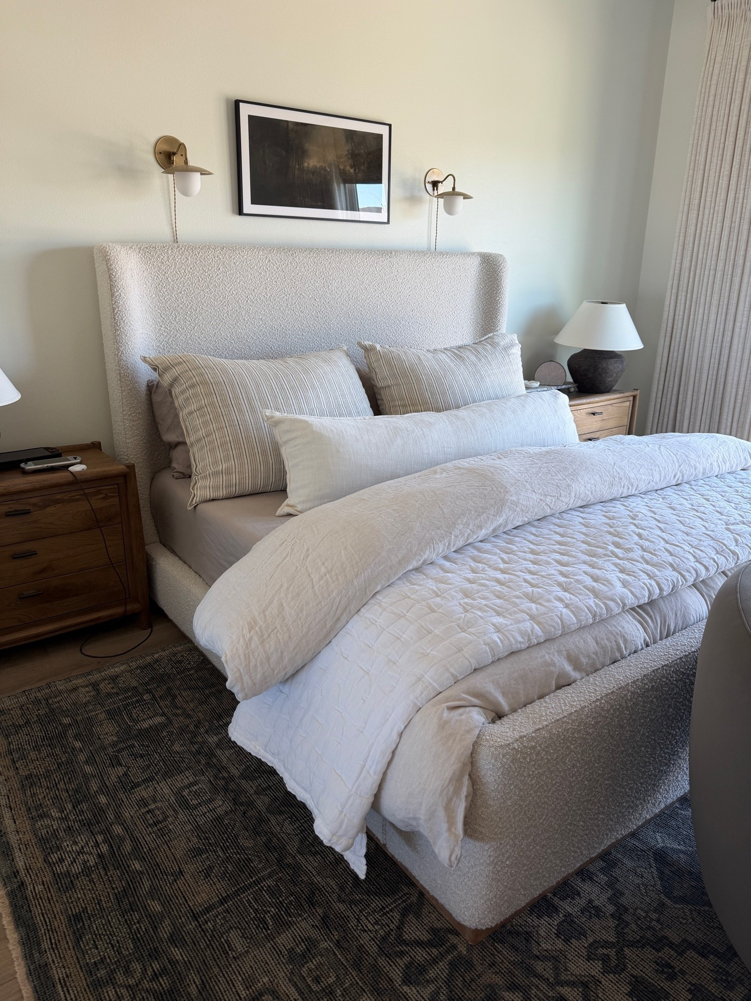 Linked our bedding here! The fluffiest duvet insert 👏

#LTKHome