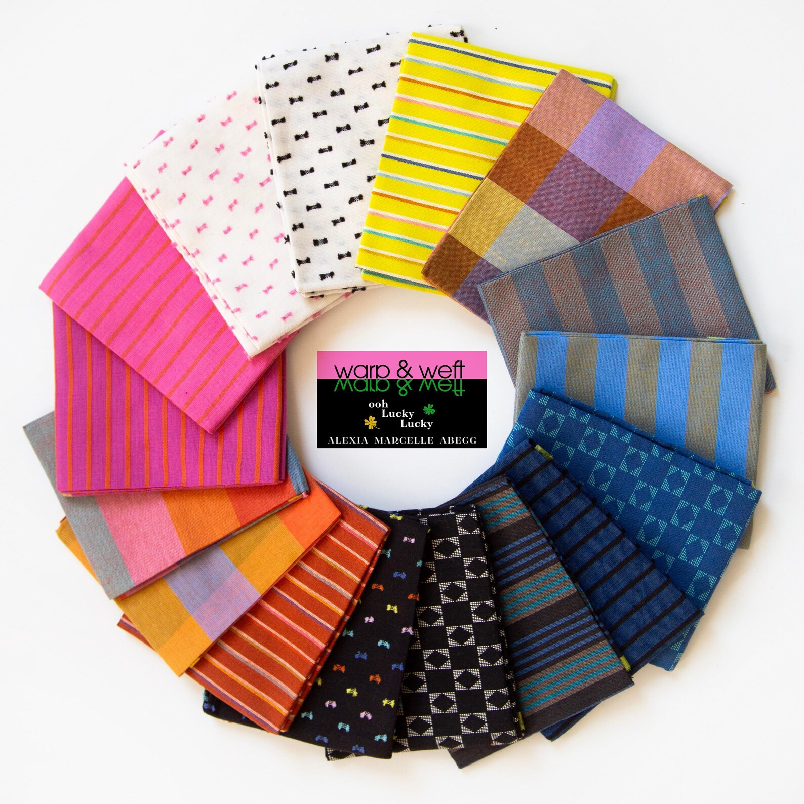 Ooh Lucky Lucky Warp and Weft Wovens Half Yard Bundle by Alexia Marcelle Abegg for Hawthorne Supp... | Etsy (US)