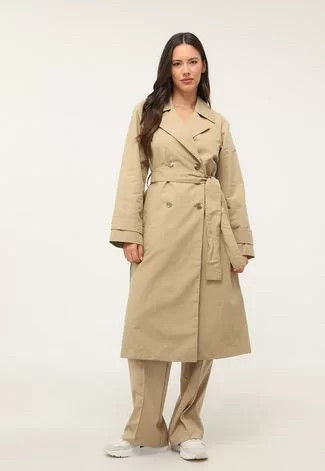 Casaco Trench Coat GAP Botões Bege | Dafiti (BR)