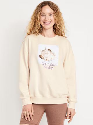 SoComfy Oversized Graphic Sweatshirt | Old Navy | Old Navy (US)