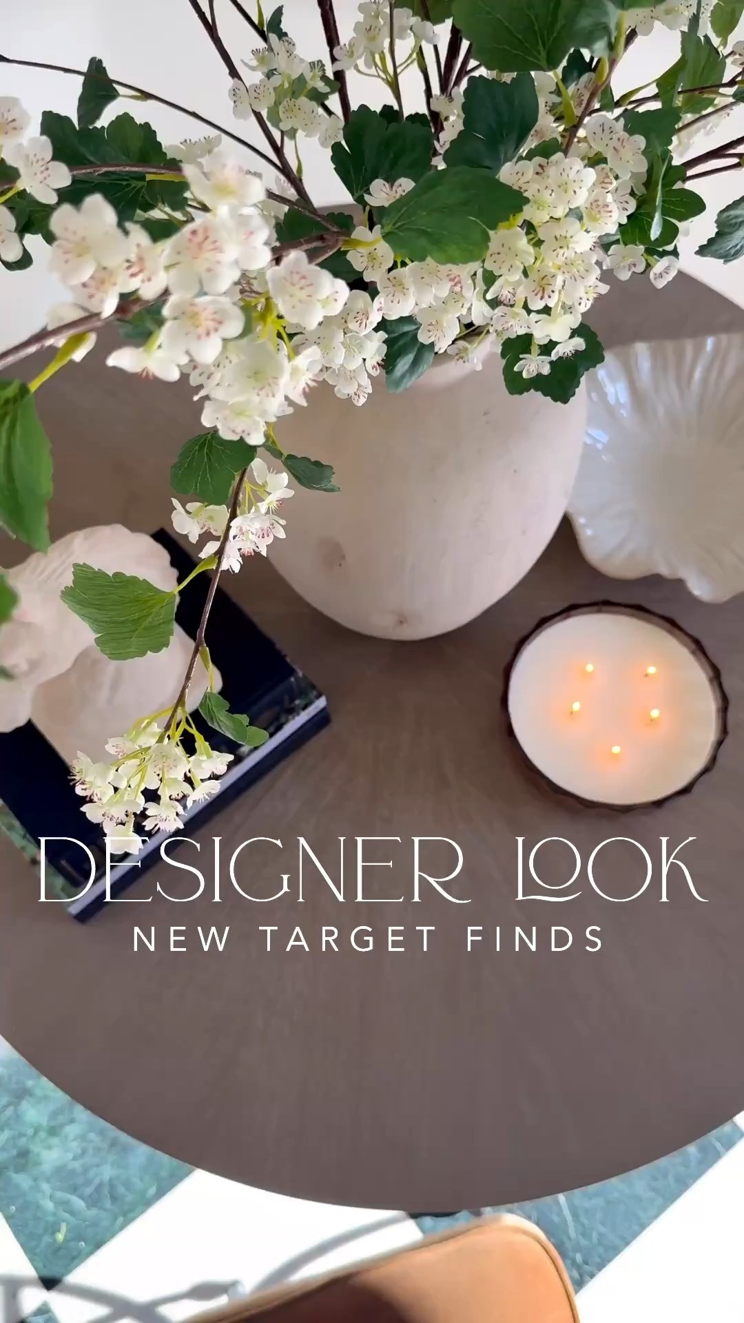 The prettiest designer look new Target home decor finds! I used 7 total stems in this gorgeous large pottery inspired vase 🤩

#LTKFindsUnder100 #LTKFindsUnder50 #LTKHome