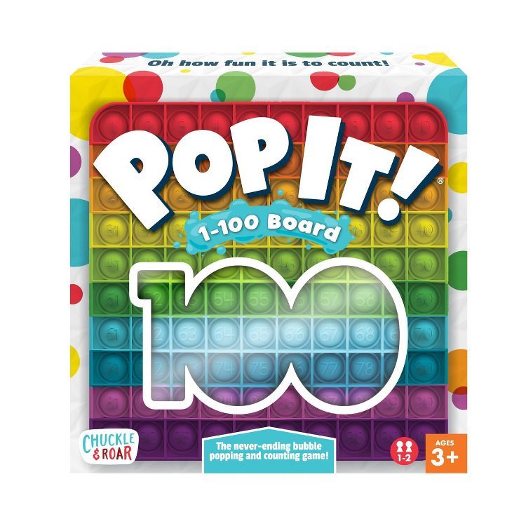 Chuckle & Roar Pop It 1-100 Fidget and Sensory Toy | Target