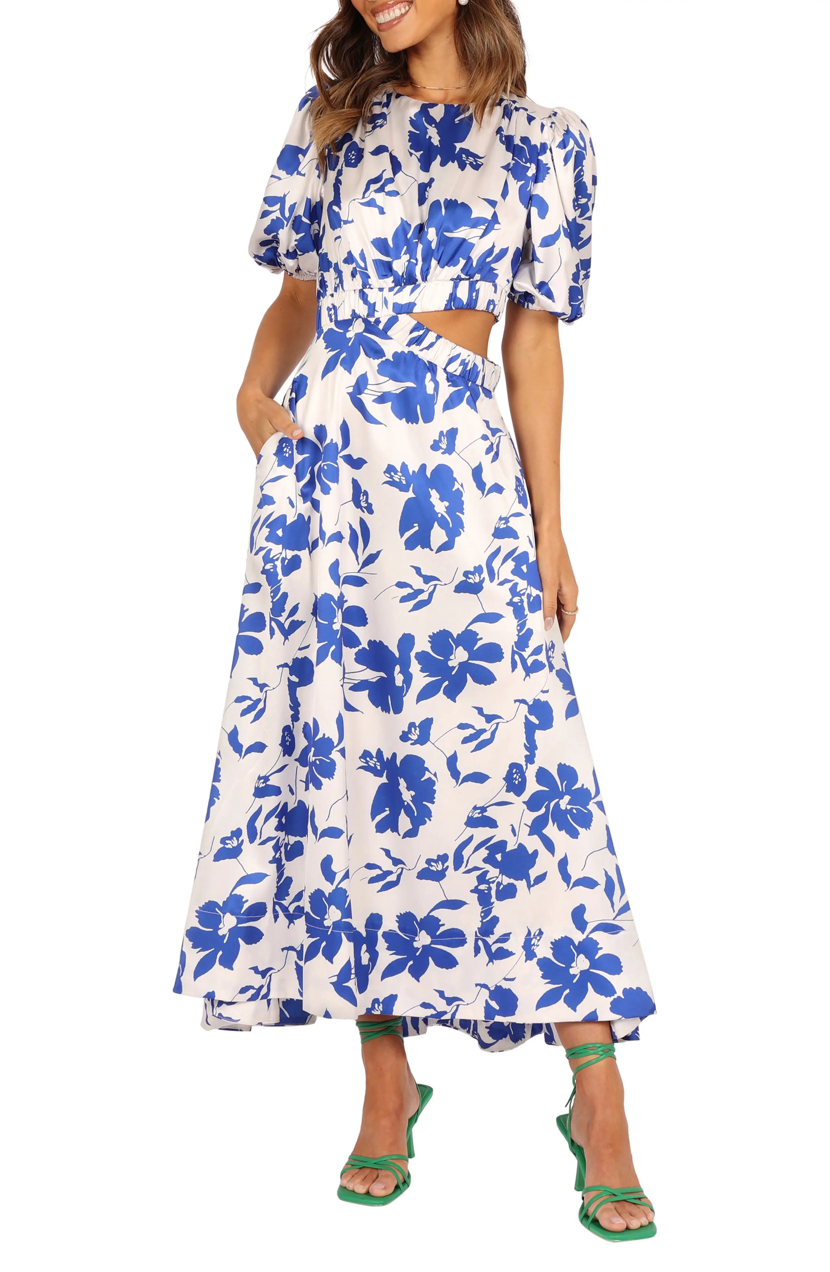 Petal & Pup Aminah Puff Sleeve Maxi Dress (Women) | Nordstrom | Nordstrom