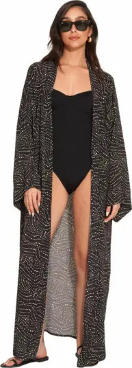 ISSEY SWIM COVER UP KIMONO outfit Black One Piece Swimsuit Outfit Casual Beach Party Outfit  | Nordstrom