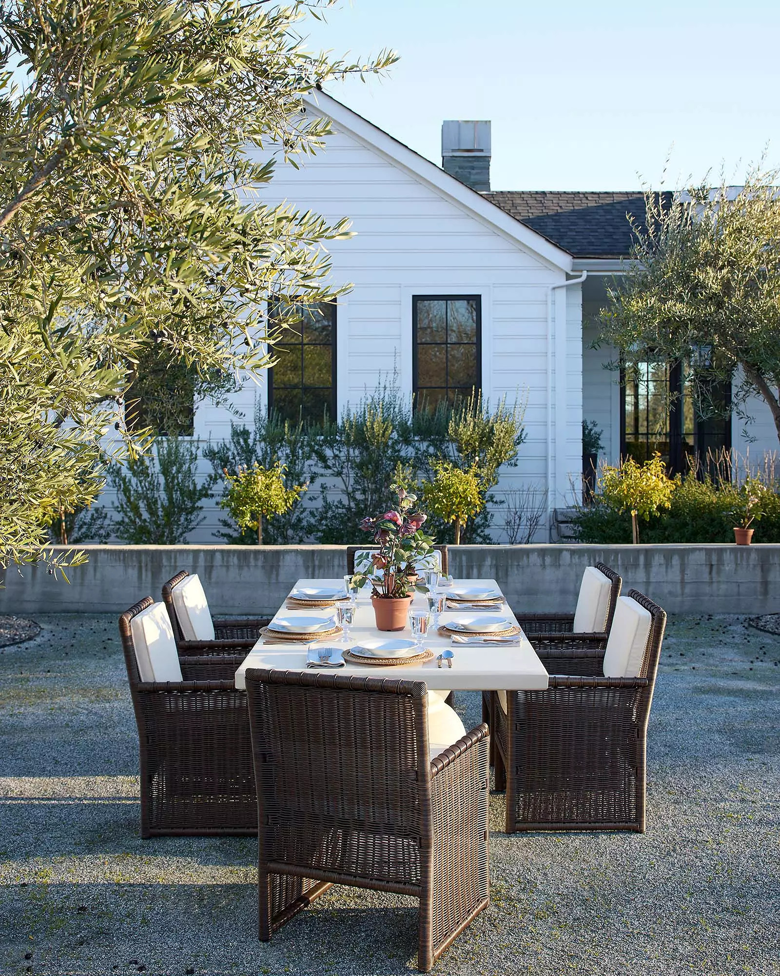Pacifica Dining Armchair - Earth | Serena and Lily