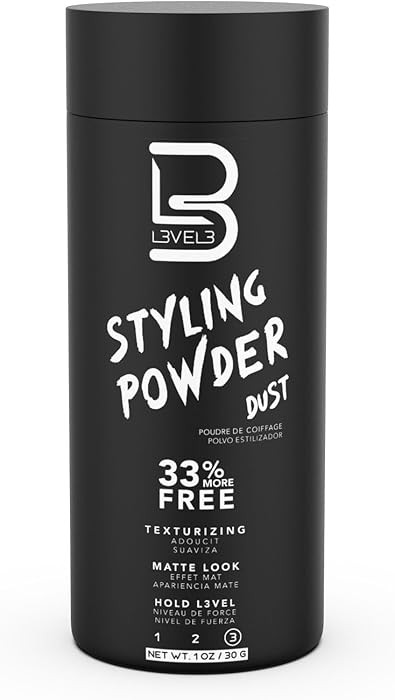 L3 Level 3 Styling Powder - Natural Look Mens Powder - Easy to Apply with No Oil or Greasy Residu... | Amazon (US)