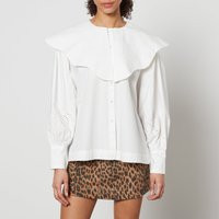 Damson Madder Romeo Cotton-Poplin Broderie-Anglais Blouse - UK 10 | The Hut (UK)