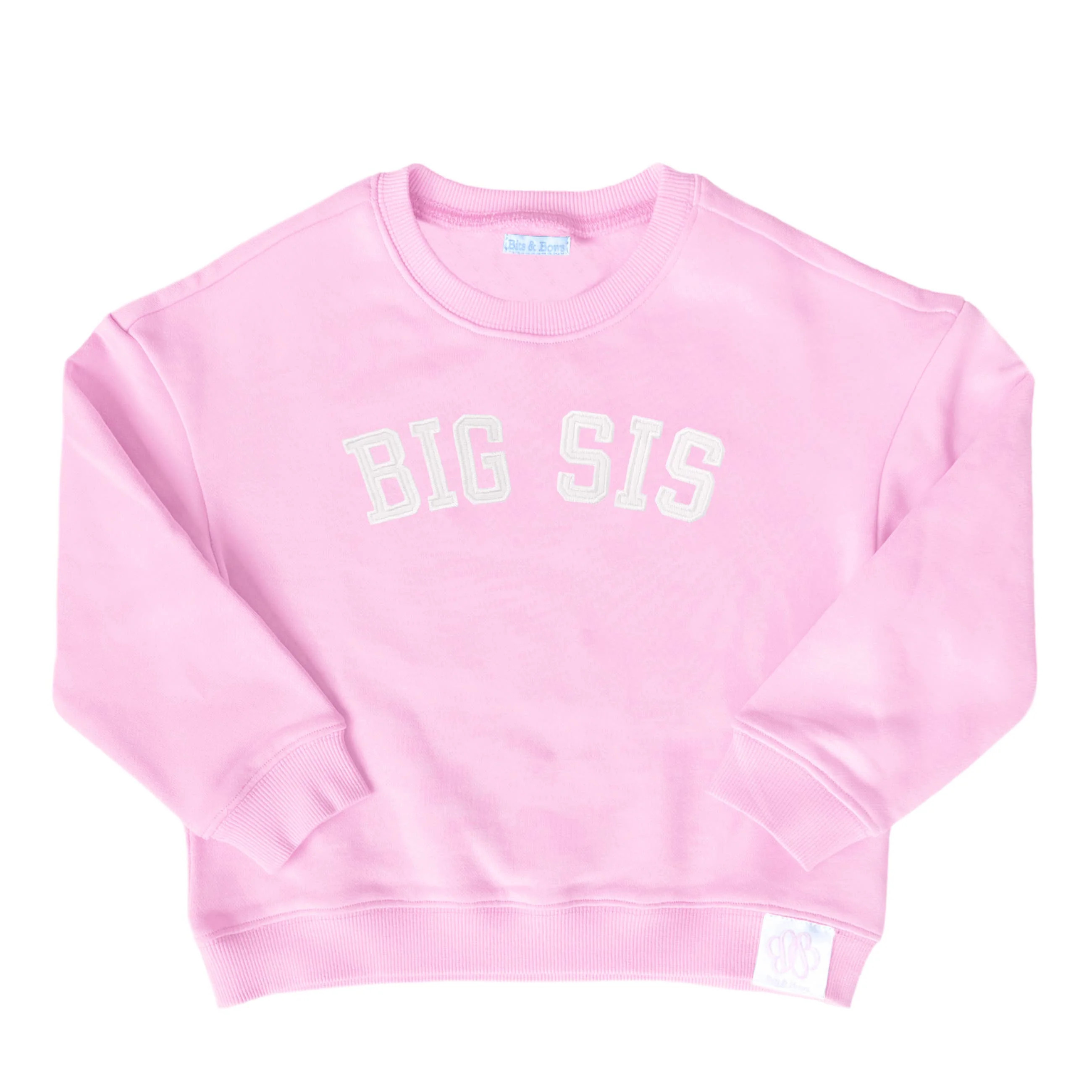 Bits and Bows Big Sis Sweatshirt Size 1/2 | Persnickety