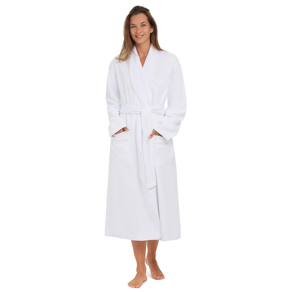 Plush Lined Microfiber Bath Robe for Women or Men - Super Soft, Durable Luxury Spa, Resort & Hote... | Amazon (US)