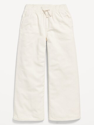 High-Waisted Baggy Wide-Leg Pull-On Jeans for Girls | Old Navy (US)