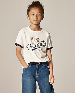 Peanuts® X Crewcuts "Athletic department" graphic T-shirt | J. Crew US
