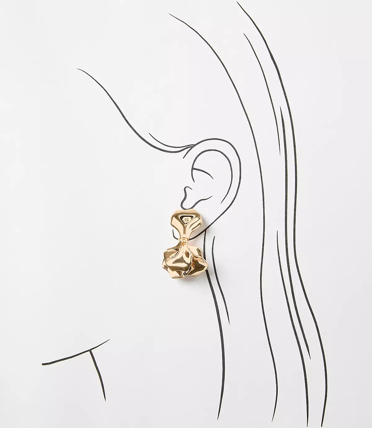 Petaled Drop Earrings | LOFT