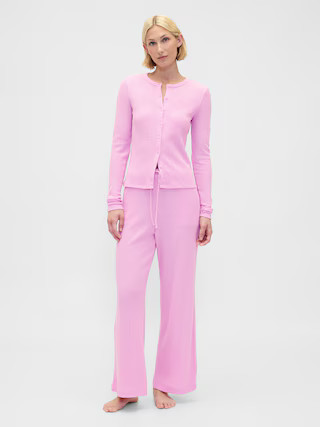 Waffle Wide-Leg PJ Pants | Gap (US)
