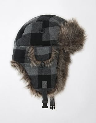 AE Plaid Trapper Hat | American Eagle Outfitters (US & CA)