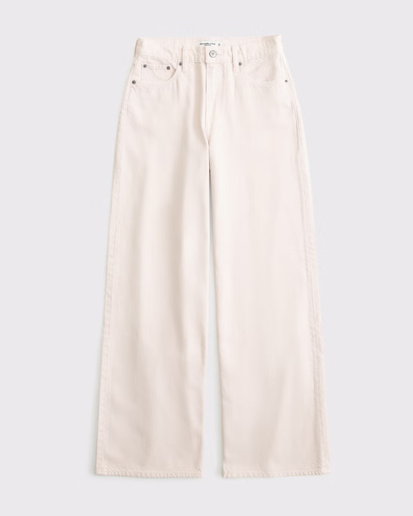 High Rise Wide Leg Jean | Abercrombie & Fitch (US)