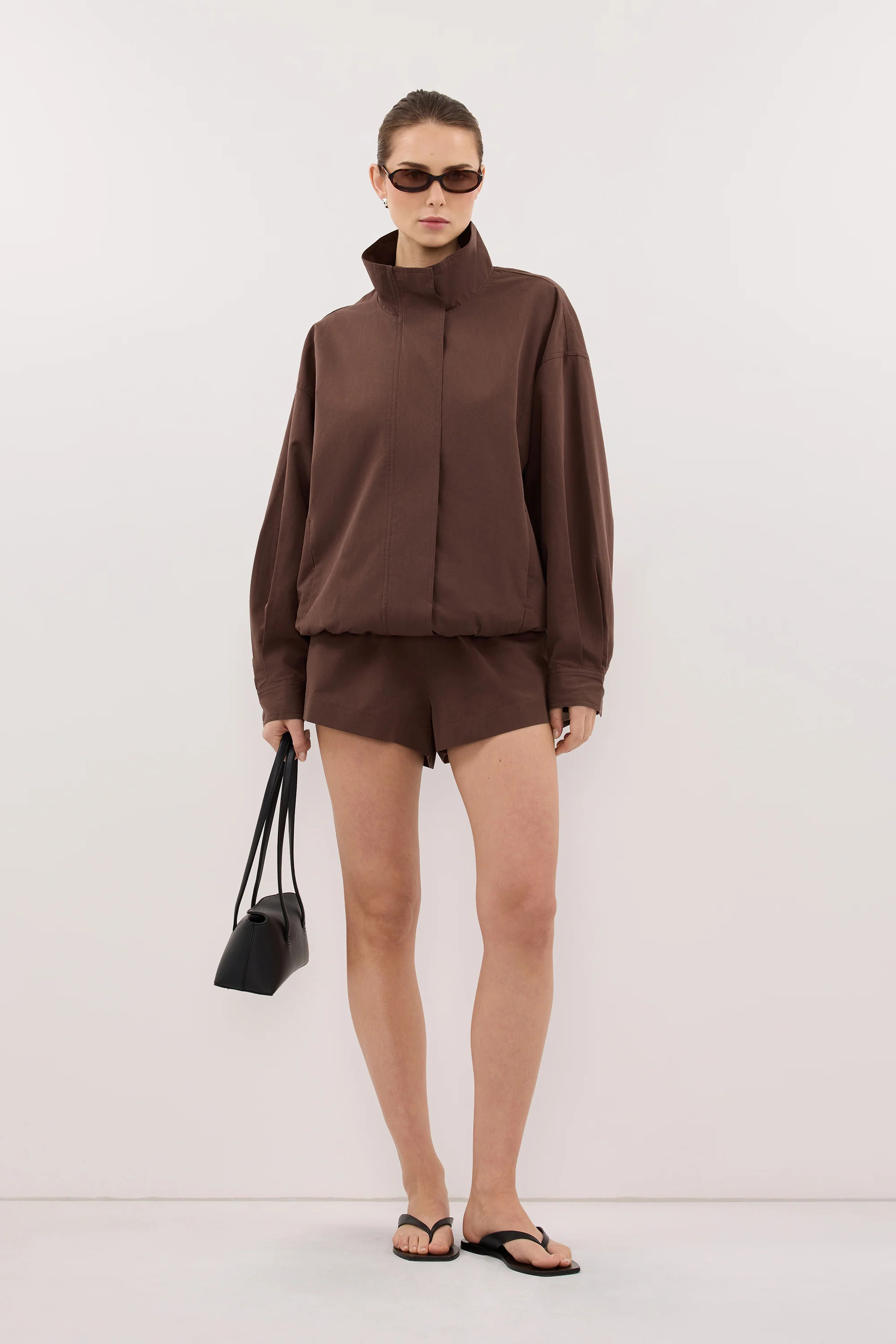 RORY MILK CHOC LIGHT TRACK JACKET | DISSH