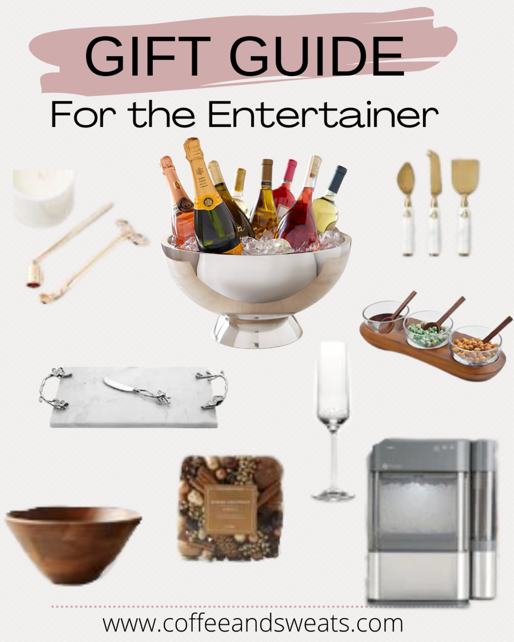 Gift Guide for the Entertainer

Potpourri Beverage Bucket Cheese Knives Wood salad bowl snuffer trimmer candle champagne flutes serveware host hostess entertaining guest board party 

#LTKHome #LTKGiftGuide #LTKParties