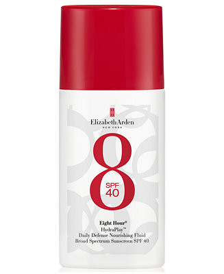 Eight Hour HydraPlay Daily Defense Nourishing Fluid Broad Spectrum Sunscreen SPF 40, 1.7 oz. | Macy's